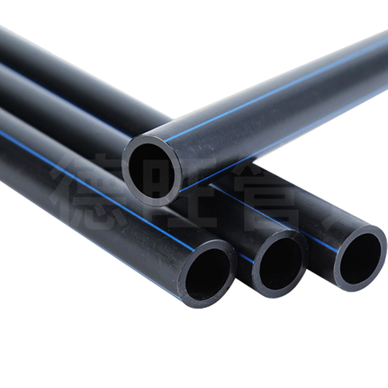 PE water supply pipe manufacturer 110 large-diameter tap water pipe for water supply, drainage, land