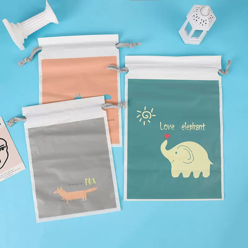 抽绳束口收纳袋防水衣物便携整理户外旅行分装袋包装袋旅行收纳