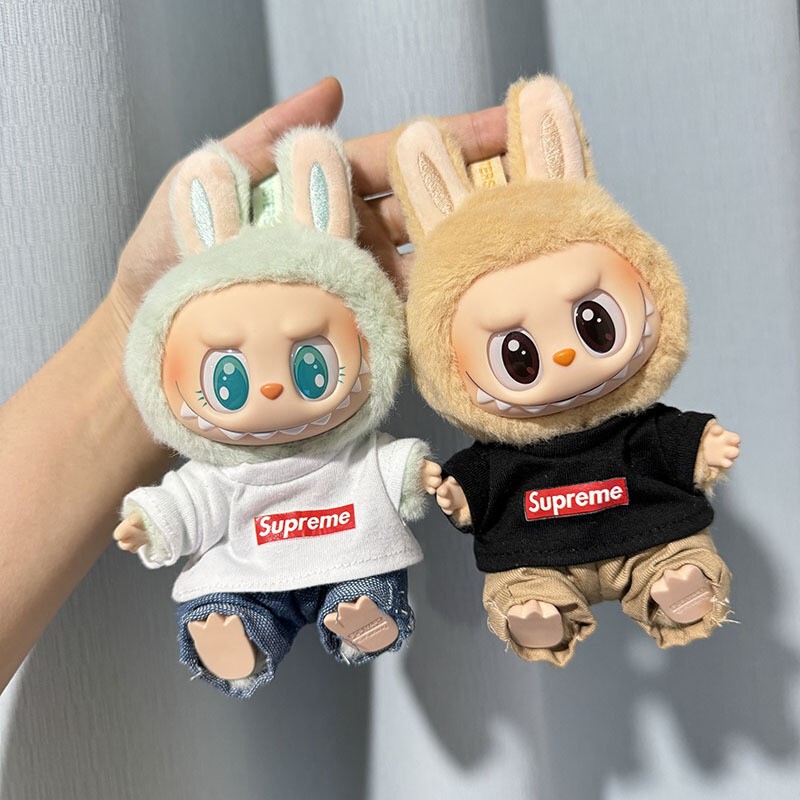 Clothing Only] First and Second Generation La Bubu Clothing Pendant, La Bubu Sitting Party Doll Clothing Supreme Set Cute