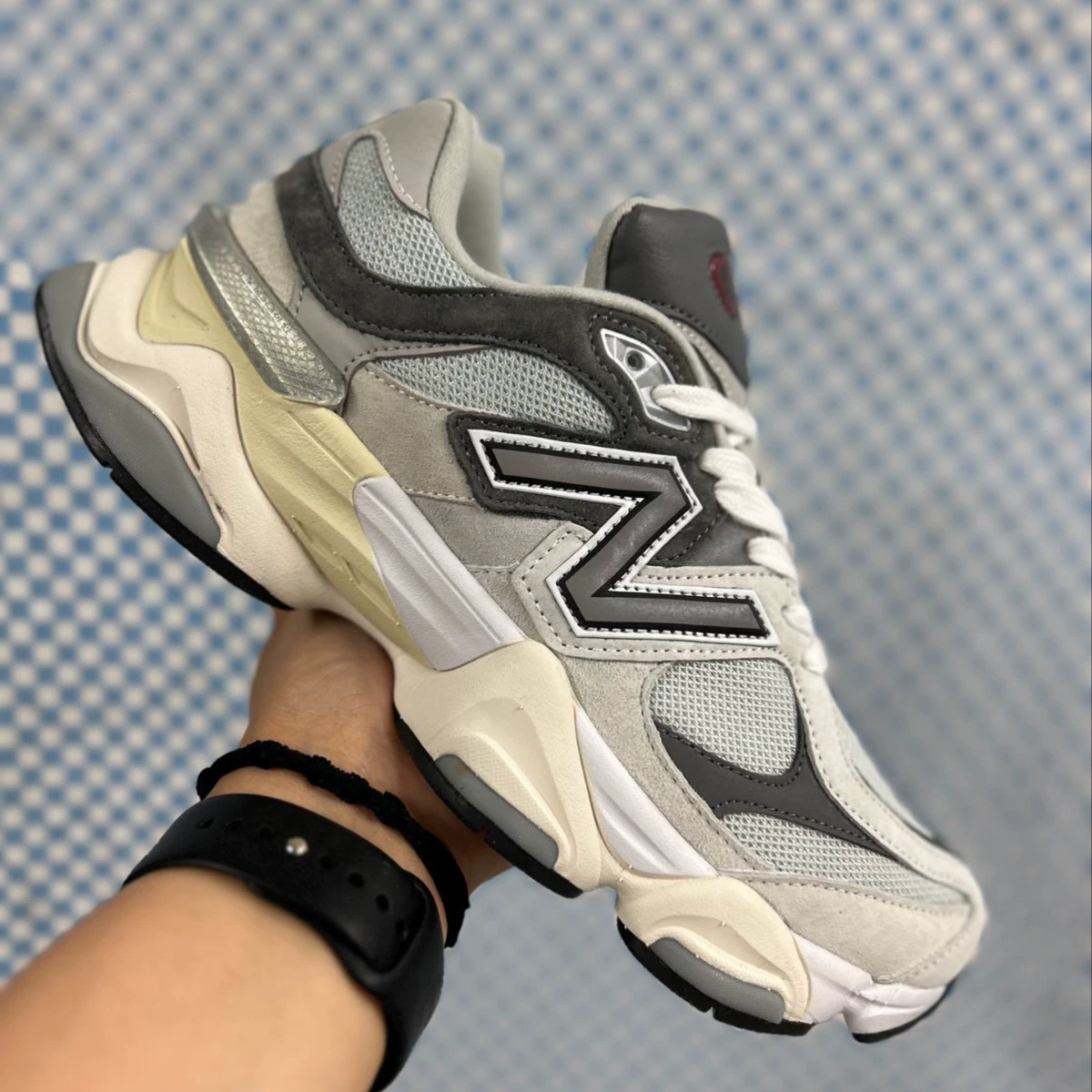 Обувь Путянь Чистая оригинальная высокая версия Обувь дикого отца nb9060 прилив Мужская обувь нескользящая, износостойкая и дышащая внешняя торговля