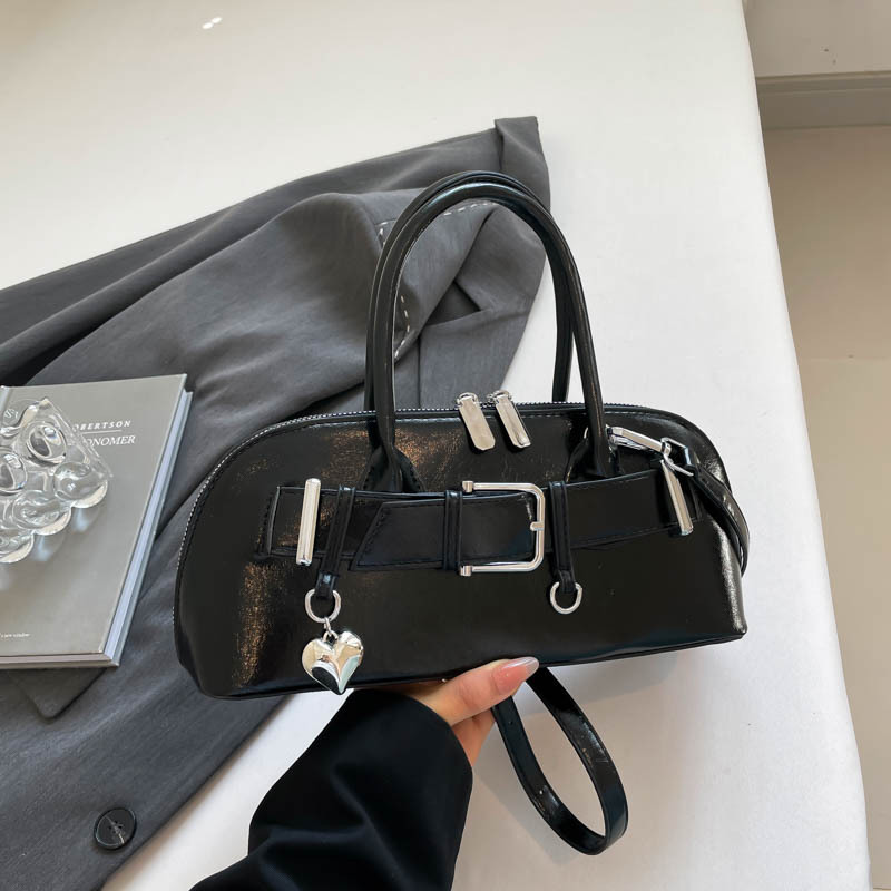 Bolso de concha de moda de Amazon transfronterizo para mujer 2025 bolso de almohada portátil de moda de alta gama europeo y americano bandolera