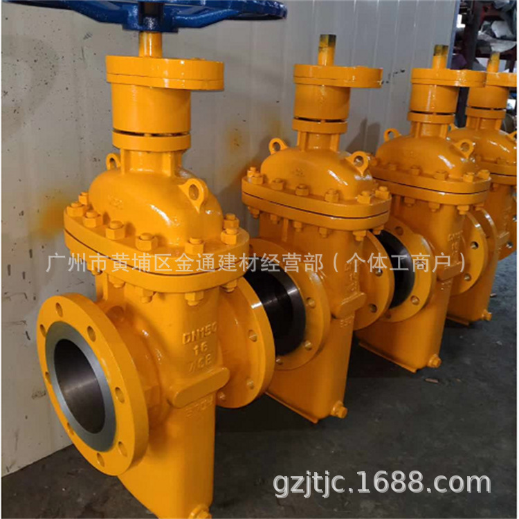 Z47WF手动平板法兰闸阀蜗轮无导流孔不锈钢阀燃气天然气软硬密封