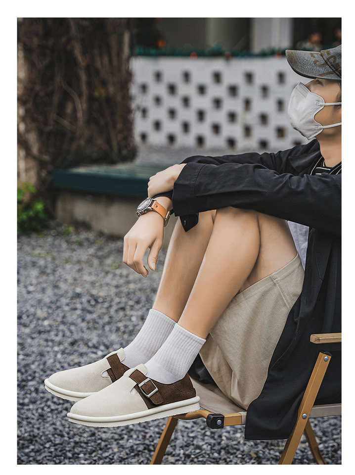 Dép sandal nam nửa gót không quai hậu, thoáng khí mùa hè, đế bằng nhẹ, size lớn 39–47 — BK 502m màu, BK 503m màu, BK 505m màu nâu, BK501 kaki chi tiết 44