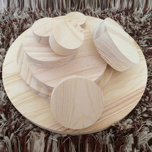 木片diy装饰模型装潢材料批发 手绘圆形方形实木板手工创意原料