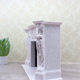 12 points doll house mini fireplace European retro style fireplace model miniature furniture scene decorations