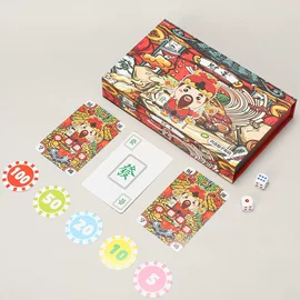 扑克、桌游牌;麻将;纸袋