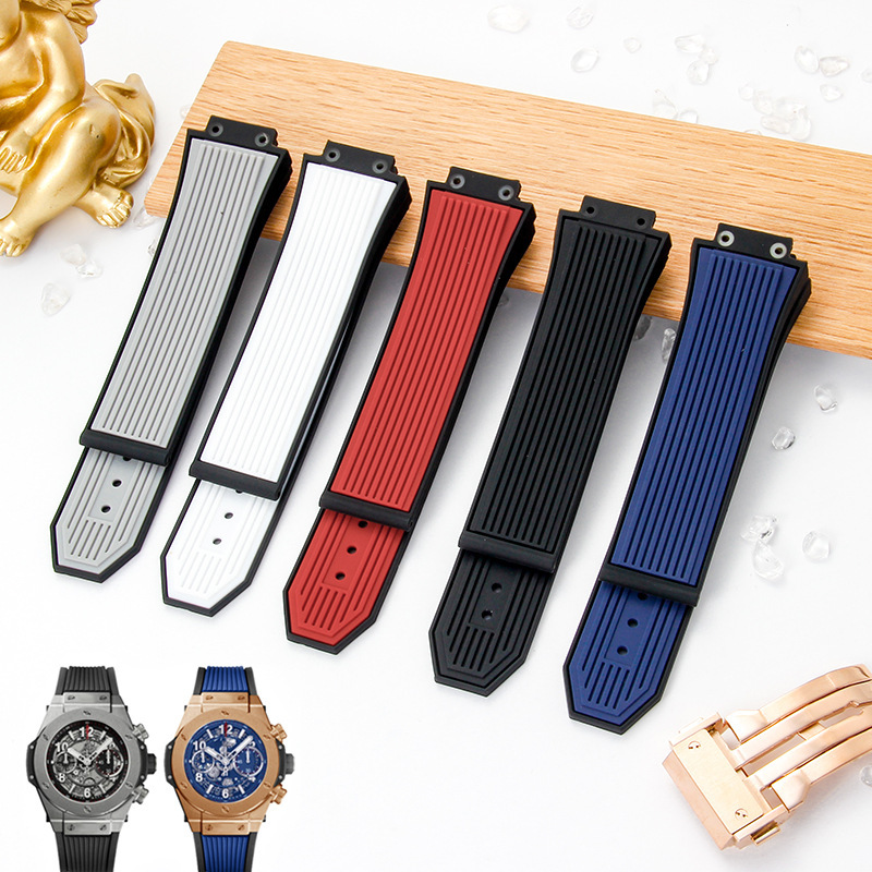 Adapt to Hengbao Strap Yubo Big Bang Classic Fusion big bang Tattoos Silicone Strap Male 17*27mm