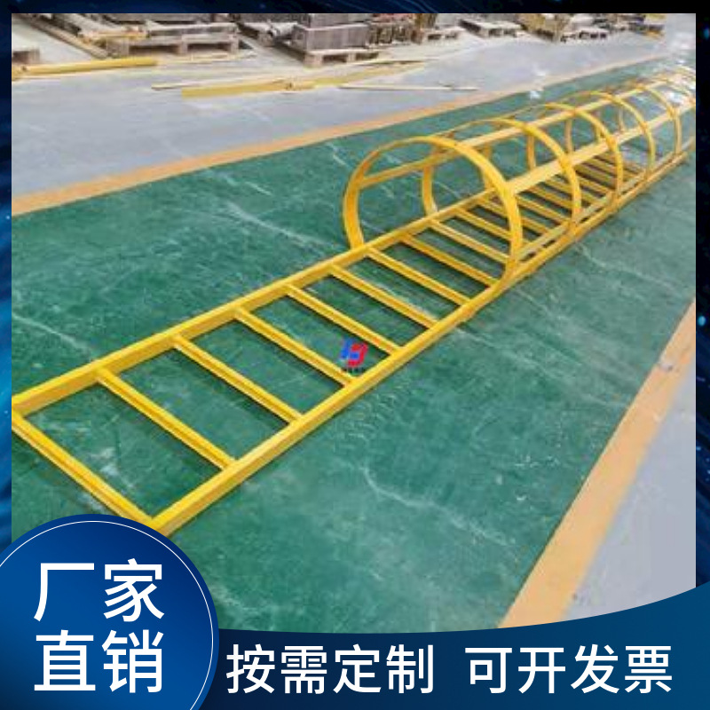 钢直爬梯安全护笼平台外墙检修基坑垂直消防热镀锌爬梯护栏