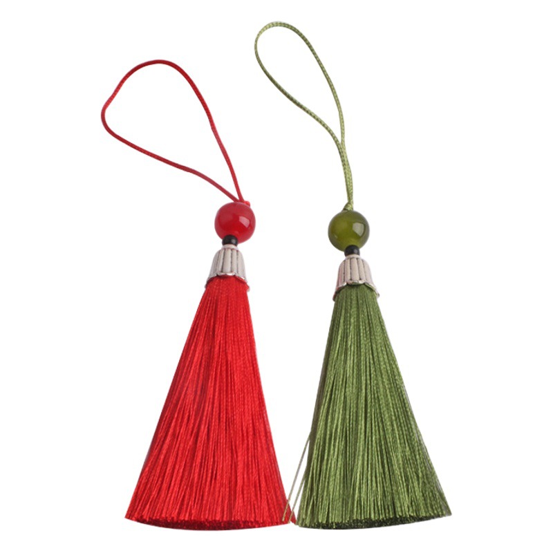 China Knot Tassel bookmark tassel pendant accessories polyester diy fringe pendant wholesale