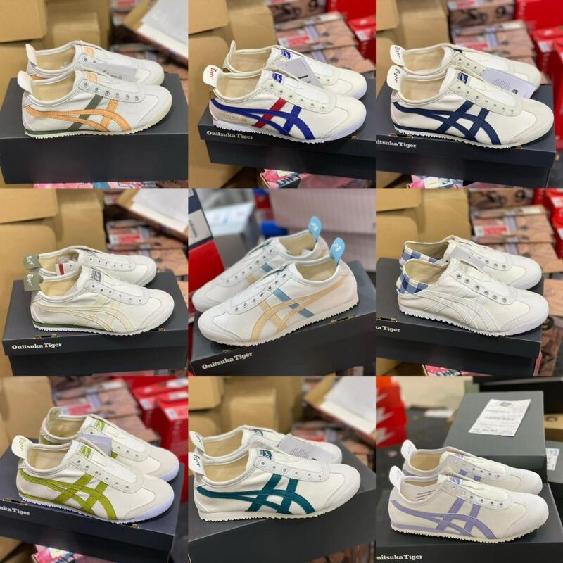 Summer Tiger Men's Shoes Ghost Tiger Canvas Shoes Lazy Shoes Breathable Couple Slip-on Sports Casual Board Shoes Women