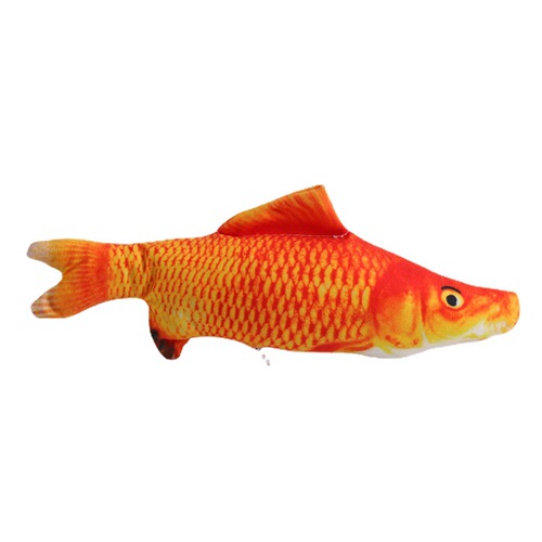 Funny cat toy, simulated fish, funny cat grinding teeth and chewing plush toy, fish, catnip, fish, cat supplies