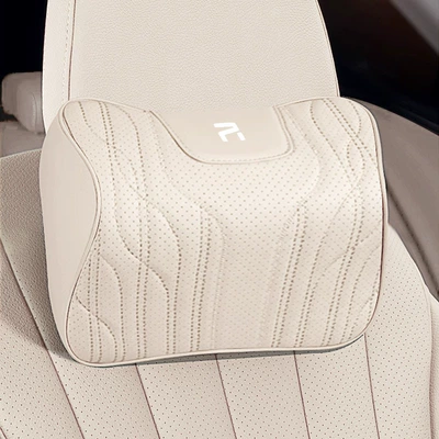 Feifan Car Headrest and Neck, Waist support - off-white-neck-pillow
