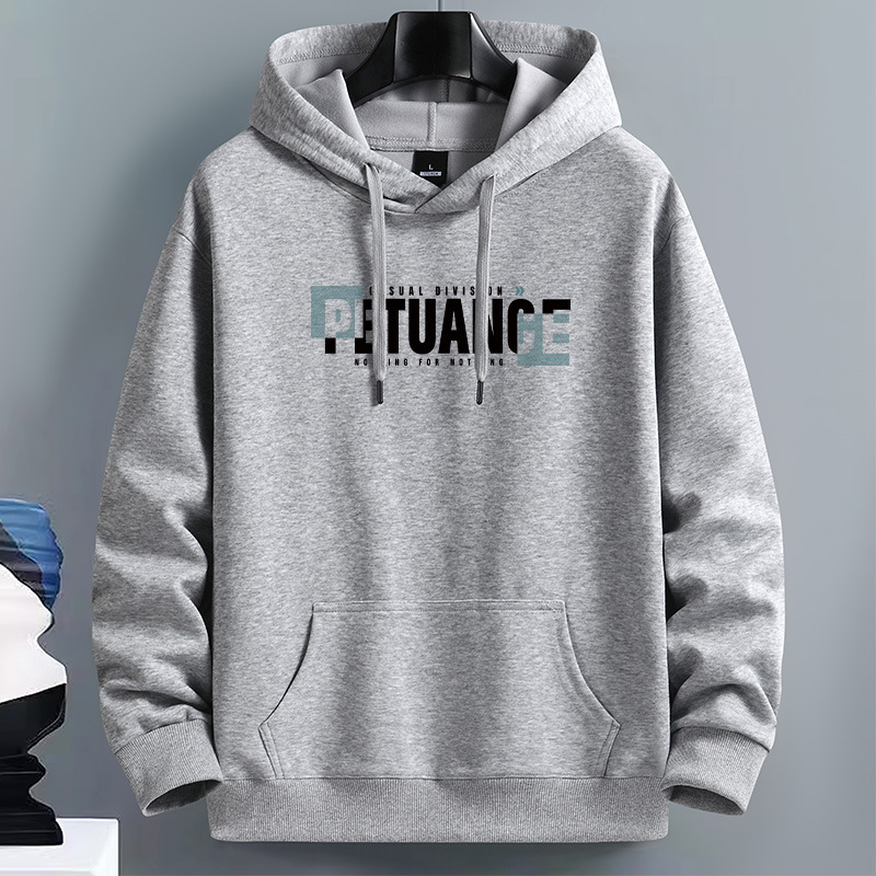 라이트 그레이 [얇은 후드 스웨트셔츠] A740