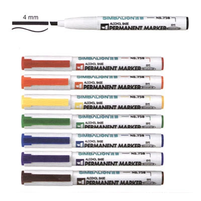 SIMBALION Lion NO.750 Flat Oil Repair Pen Permanent Marker