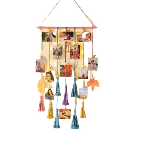 Bestselling Amazon Cross-border Hot Selling Ribbon Photo Storage and Display Stand for Home Decoration Wall-mounted Bracket