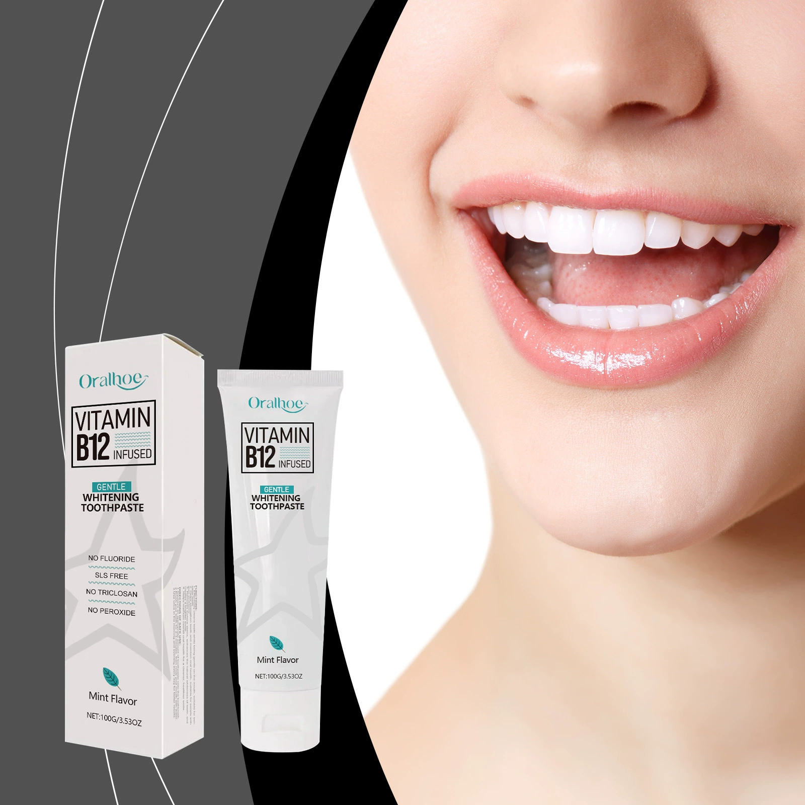 Зубная паста с витамином Oralhoe, нежное очищение зубов полости рта, желтые пятна на зубах, зубная паста для ухода за свежим ароматом