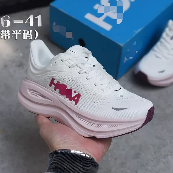 Putian cross-border sports shoes HKA women's shoes Bondi9 running shoes men's breathable shock-absorbing outdoor hiking shoes