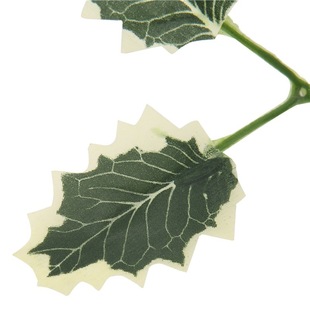 High-grade imitation leaf silk screen printing Christmas leaves large, medium and small feet silk flower plastic accessories Christmas gifts with decoration