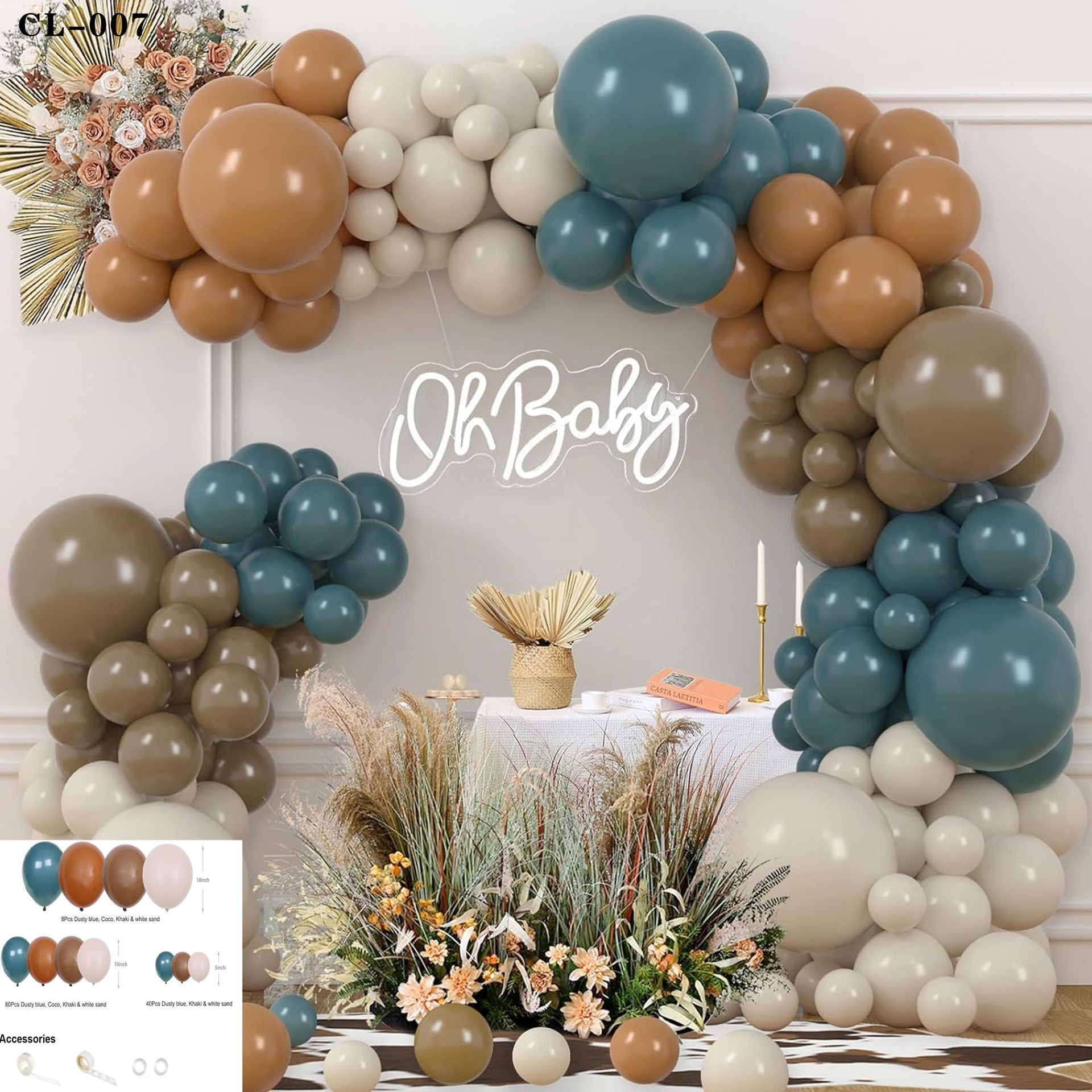 Cruz-frontera serie bosque bola verde cadena traje niños cumpleaños tema Fiesta decoración selva diseño globos