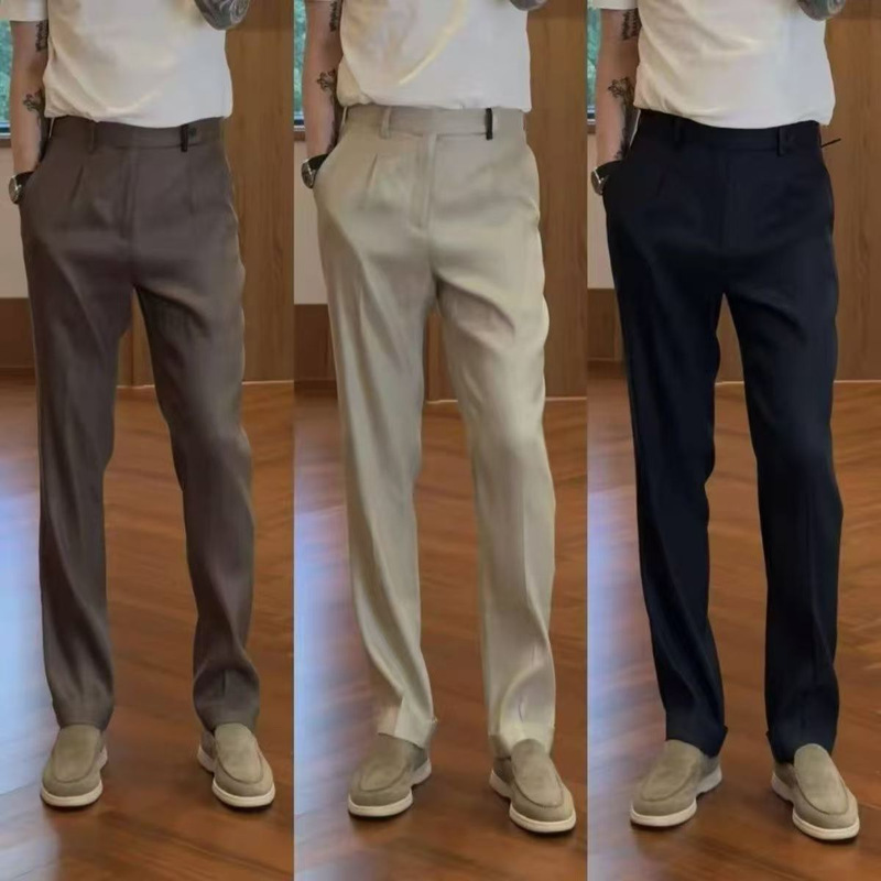2026 New Summer Thin Style with a Refreshing, Soft Drape, Skin-Friendly, Lightweight, Versatile Men's Casual Pants 2026 New Summer Thin Style with a Refreshing, Soft Drape, Skin-Friendly, Lightweight, Versatile Men's Casual Pants