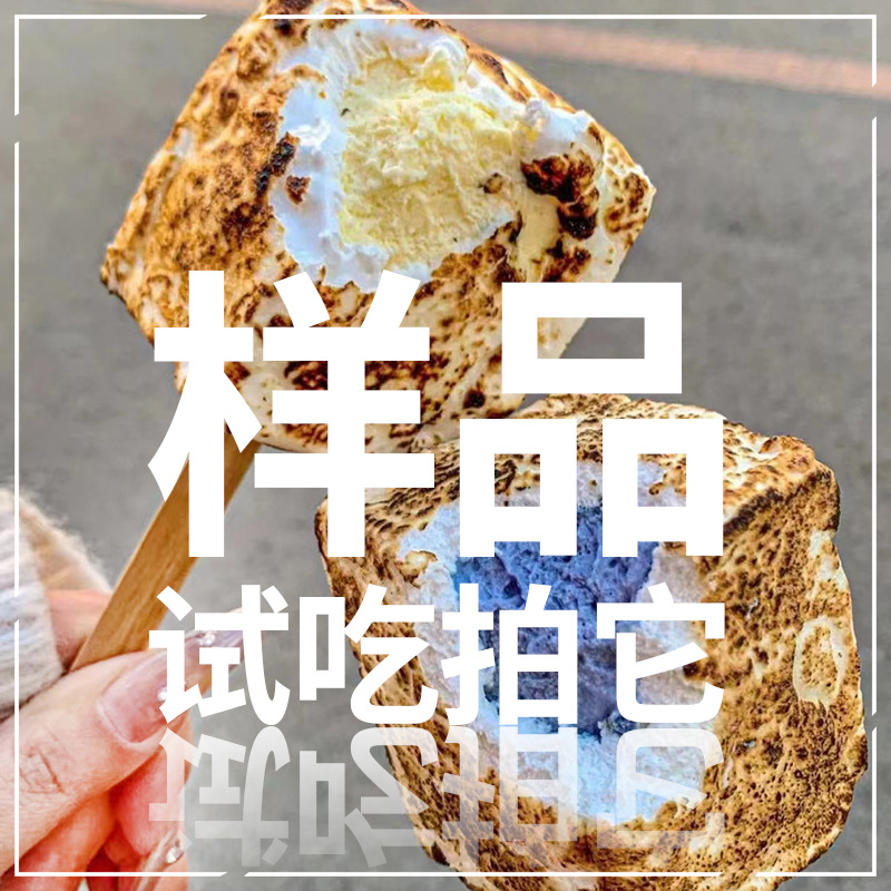 韩国烤棉花糖冰淇淋雪糕 样品100元/份混合装一份8个（拿样试吃）