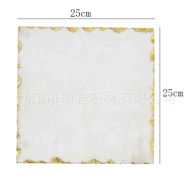 Nueva paleta de lujo ligera de mármol natural Phnom Penh Hotel Home Baño almacenamiento Aromaterapia Dispuesto al por mayor