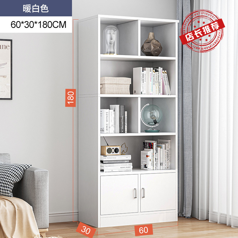 Estantería simple de piso a techo contra la pared Estante de sala de estar Estante de almacenamiento en capas Gabinete de almacenamiento integrado Estante simple para libros domésticos