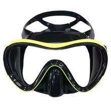 新款游泳镜游泳成人潜水面罩浮潜眼镜装备防雾大框硅胶潜水眼镜