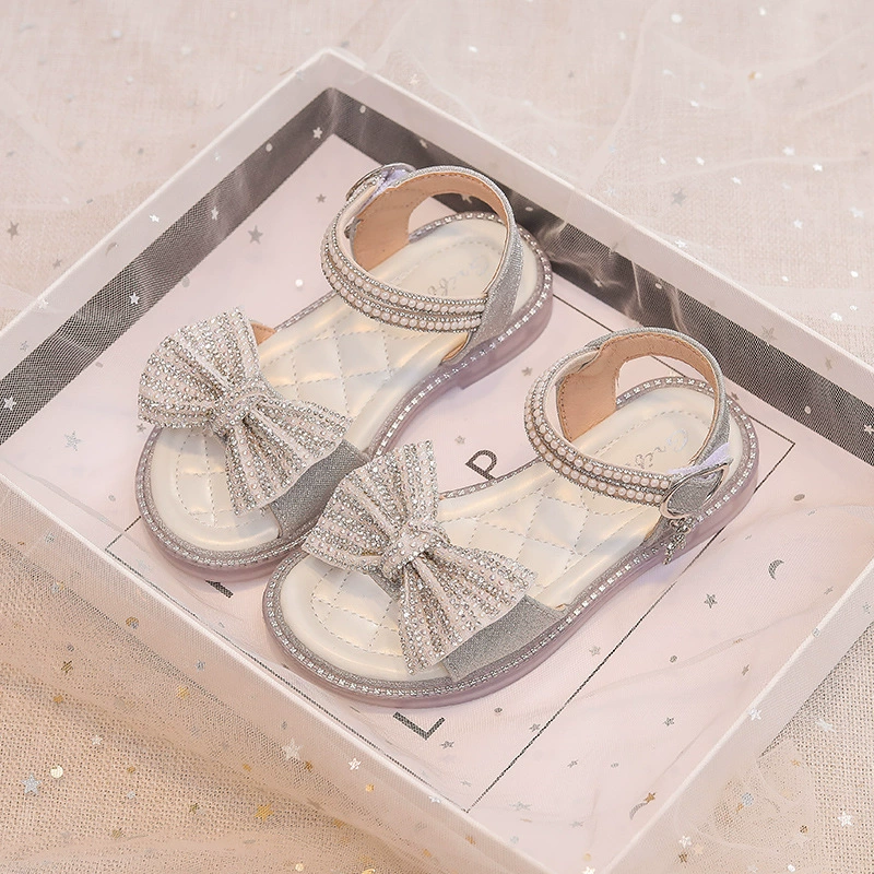 Summer sandals, children's shoes for princess, beach footwear, soft sole, for teenagers