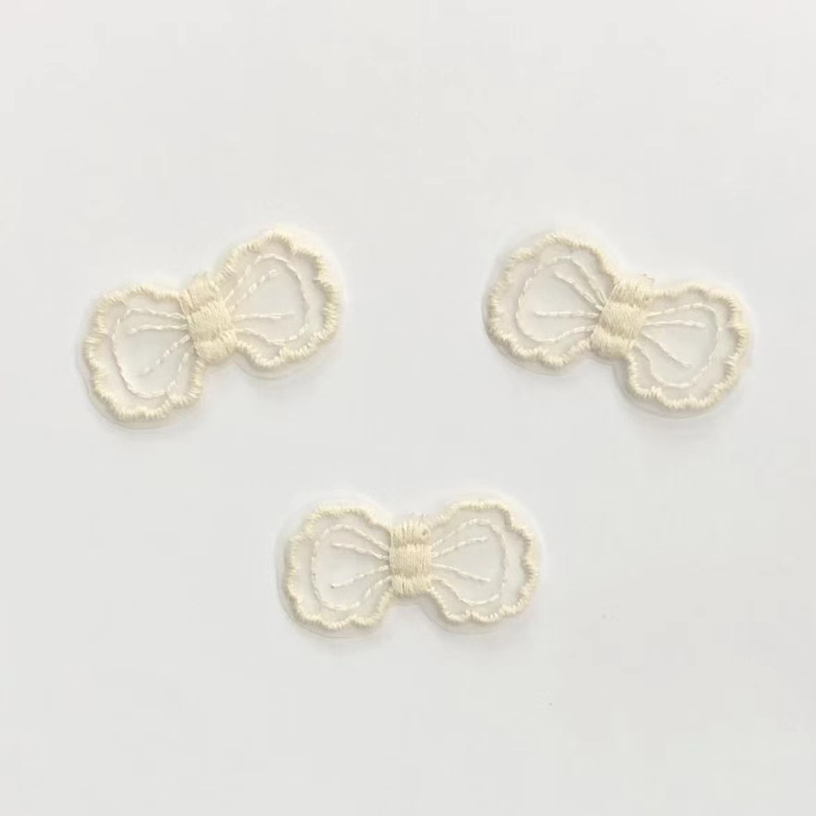 Bow tie, cute accessories, with embroidery, Korean style, children's clothing, DIY 5