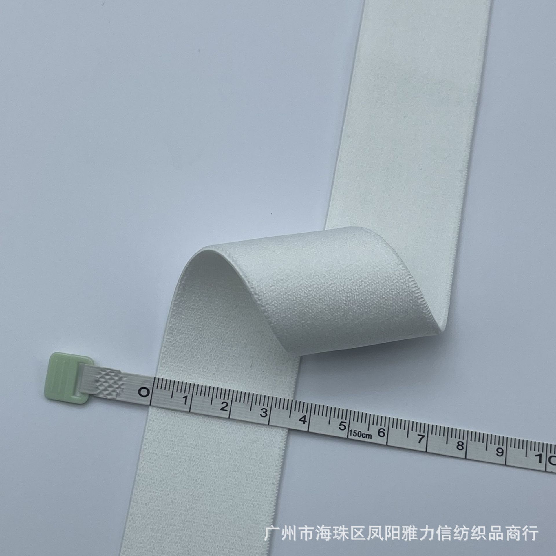 Fabricante spot engrosamiento color puro banda elástico de alta elasticidad de grano liso suave para la piel banda elástica de la cintura de terciopelo de doble cara