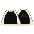Black with white