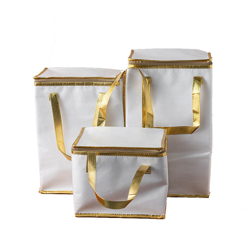 Cake insulation bag, take-out special refrigerated bag, handbag, thickened non-woven aluminum foil delivery bag, small and large packaging