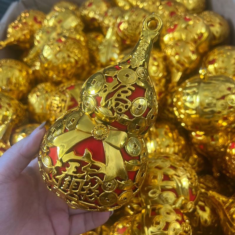ホット販売お祝い大きなひょうたん祝福の言葉宝ひょうたん中国結びアクセサリー赤い背景 DIY 手作り結婚式の習慣ペンダント|undefined