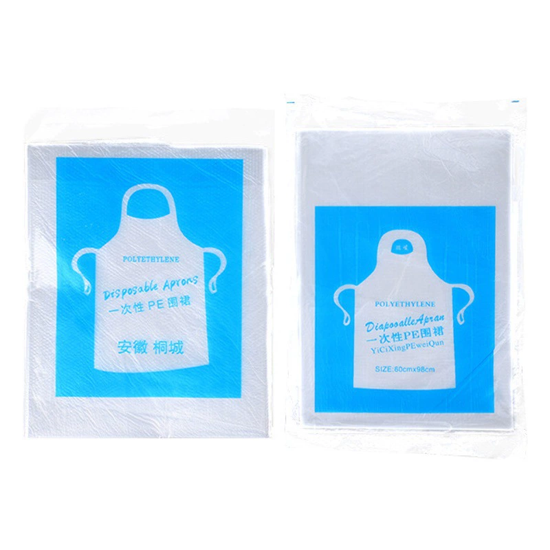 Одноразовый фартук пластиковый Кейтеринг горячий горшок независимая упаковка удлиненный утолщенный детский полиэтиленовый водонепроницаемый маслостойкий фартук оптом