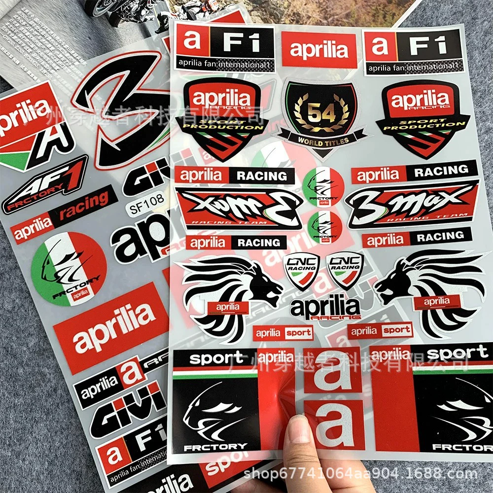 Декали для топливного бака мотоцикла Aprilia RSV4, итальянские наклейки для автомобиля, AVT велосипедные наклейки