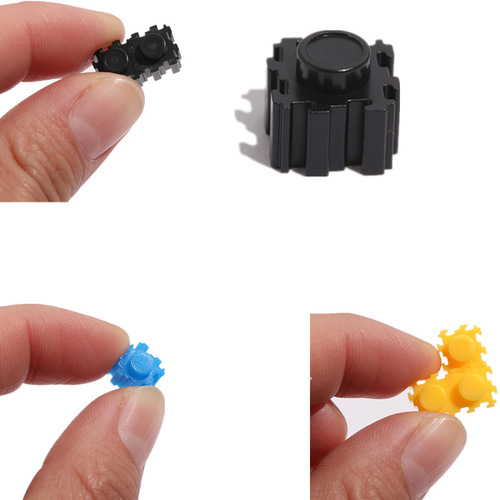 New 3D Stacking Small Part Blocks Linking Blocks Cartoon Characters Children's Toys Gift Set Assembly Toy 