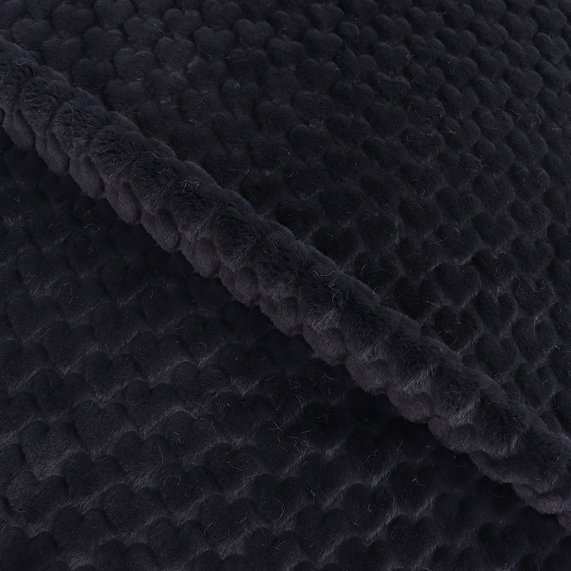 現物はウサギの毛のエンボスの小さい愛の綿布の立体のエンボスの小さいウサギの毛の布地の家庭用紡績の服装の抱き枕の生地に似せます。