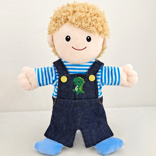 Parent-child interaction character plush toy kindergarten role-playing cartoon doll family figurine