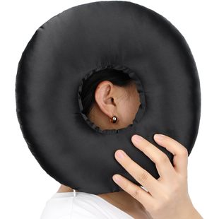 Ear Piercing Pillow-Ear Head Protection Head Pillow with Ear Plug Center Hole Pillow-Donut Pillow
