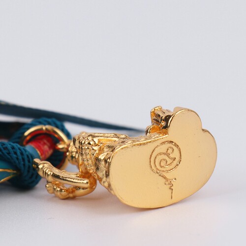 Thai Buddhist amulet LP Suban 2564 Erawan Buddha car hanging peacock blue car rear view mirror hanging car pendant