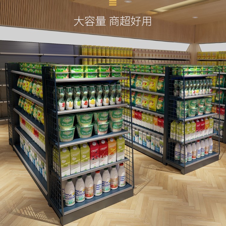 Estantes de exhibición de supermercado estantes de exhibición de papelería tiendas de conveniencia snack tiendas de bocadillos multicapa agujero estante de almacenamiento