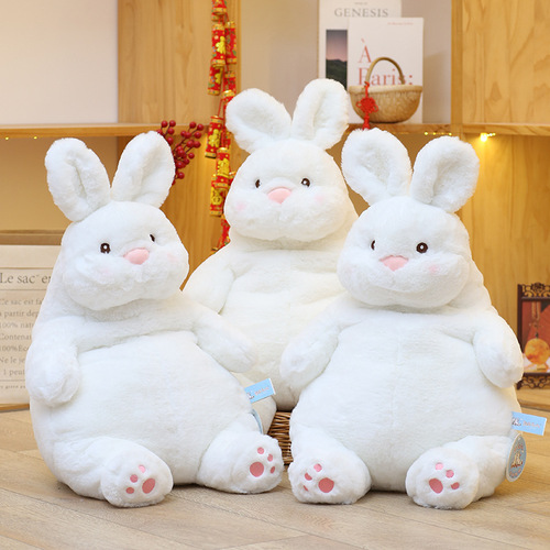Lazy Rabbit Pillow Cute Plush Toy Seth Soft Red Panda Play Doll Cute Sleeping Doll