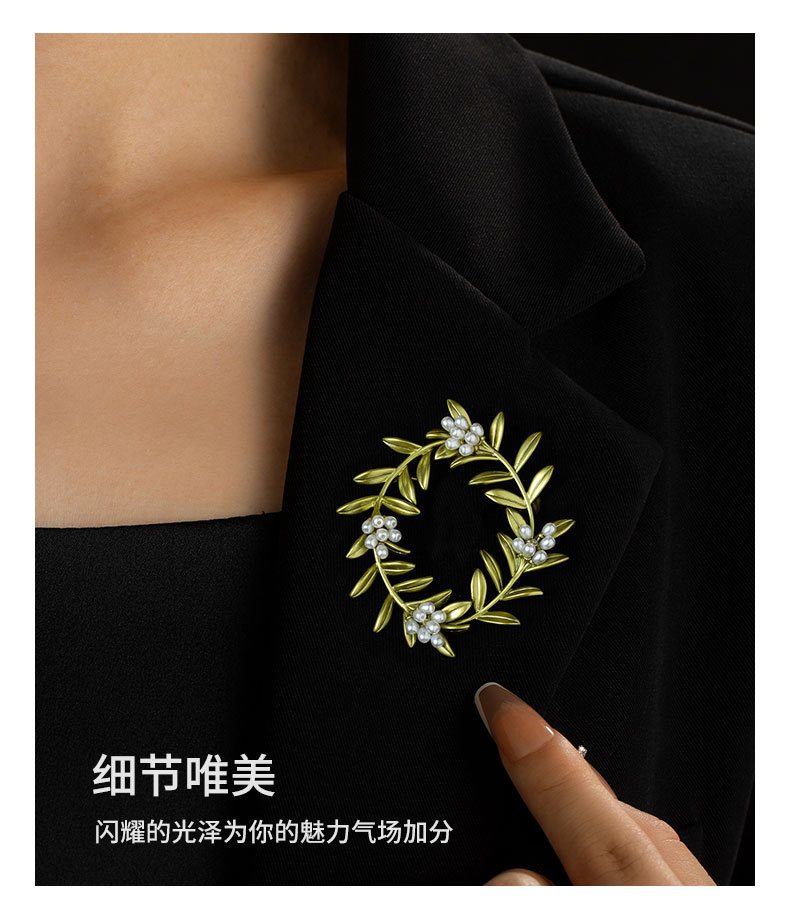 森系小清新花环胸针小众简约百搭个性胸花新品网红爆款