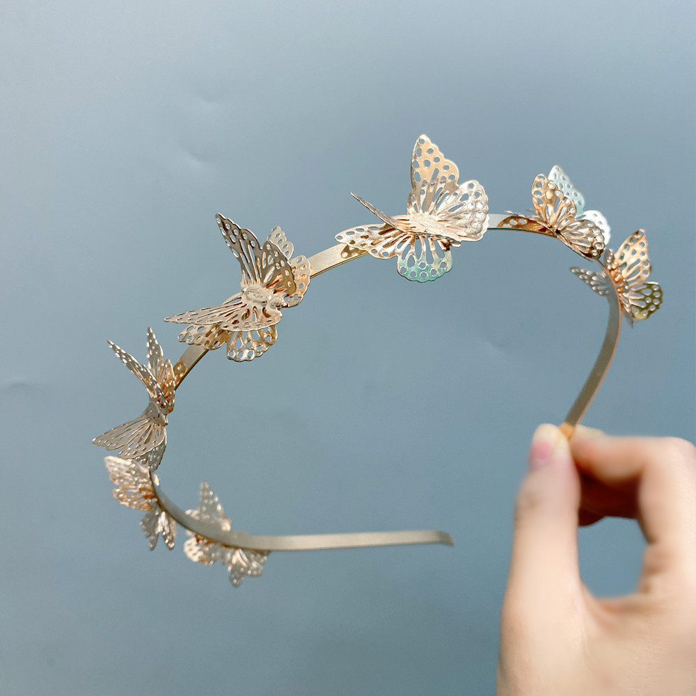 Diadema De Mariposa Hueca De Moda display picture 3