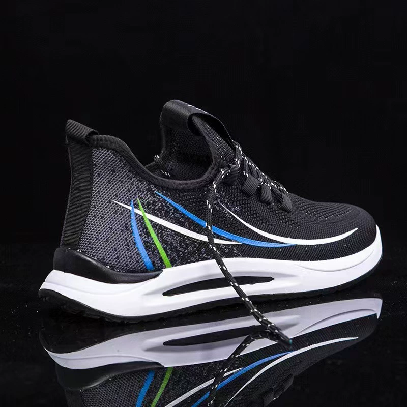 Мужская обувь Тонкая сетчатая обувь легкая спортивная обувь для студентов удобная и повседневная летающая дышащая мужская обувь трансграничная оптовая новая