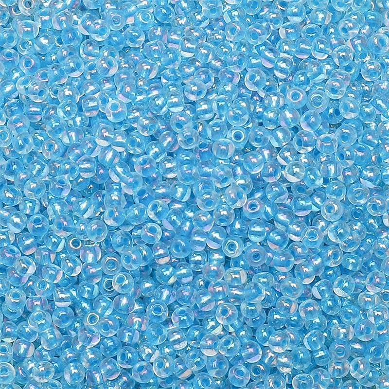 2 - 4mm accesorios de collar de pulsera caseros DIY hechos a mano con cuentas de arroz de núcleo teñido de cuentas de color mágico súper excelente