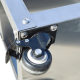 Stainless steel tool cabinet trolley multi-function shelf three-layer hand push maintenance storage rack mobile tool cart