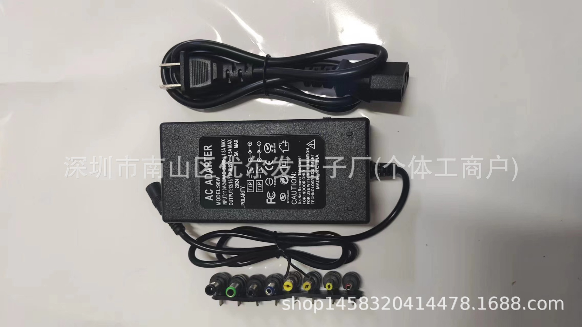 Adaptador de alimentación multifuncional de portátil de 96W 12 - 24V adaptador de alimentación de interfaz universal cargador ajustable image 7