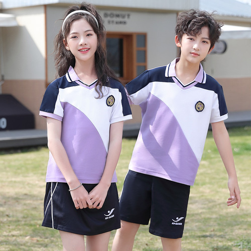 Guoguo's Kindergarten Uniforms, Elementary School Class Uniforms, Summer Children's School Uniforms, Graduation Photos, College Style Sports T-shirts